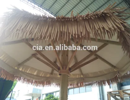 folder Fireproof, Acidproof Rot-resistance, Alkali-resistance Wind-resistance beach thatch umbrella