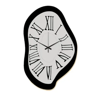 La Persistencia de la Memoria: Dali Art Silent Clock for Living Room or Bedroom Wall Decoration