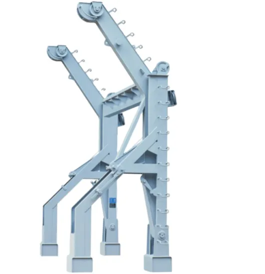 Marine 55KN Gravity Rolling Type Lifeboat Davit