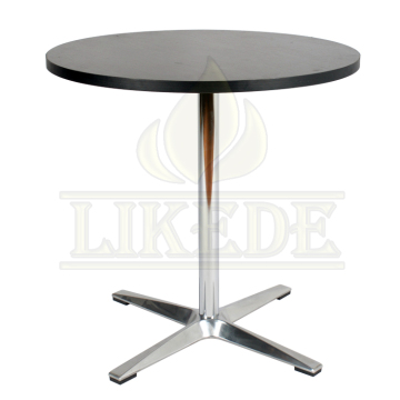 Modern Design Metal Base Black Dining Table Coffee Table