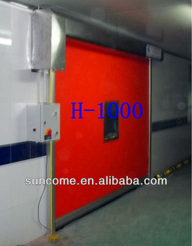 Suncome High Fabric Curtain storage roll up doors