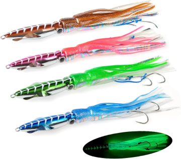 Saltwater Metal Fast Lead Jig Head Swimbait Lure for Bass, Trout, Salmon, Tuna, Marlin