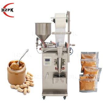HZPK Automatic Film Peanut Sauce Pouch Bag Packaging Machine