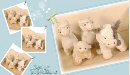 Cute little sheep doll.