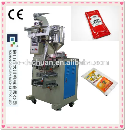 Small Vertical Automatic Tomato Ketchup Packaging Machine