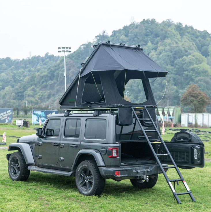 Folded Roof Top Tent