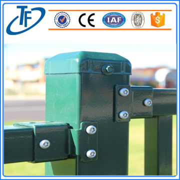 High security square post welded wire mesh fence