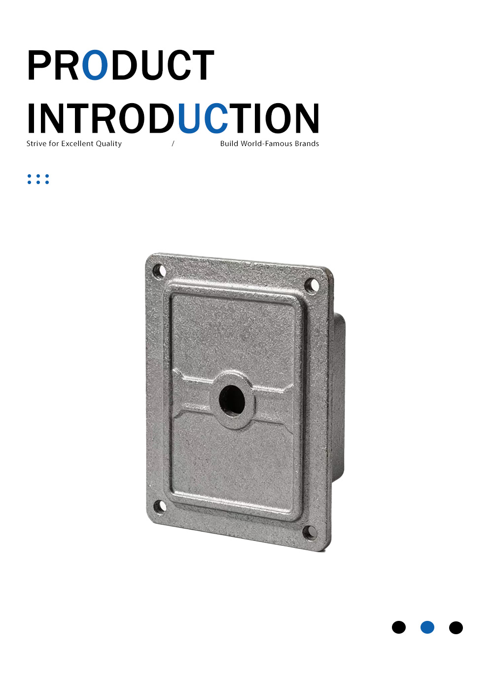 Ductile Iron Cover Plate Casting