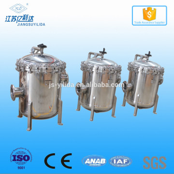 Industrial High Flow Rate SS304 Bag FIlter Housing