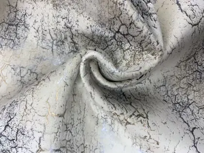 Genuine Bronzing Printing Bonding Holland Velvet Fabric