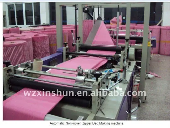Full automatic nonwoven fabrics bag making machine