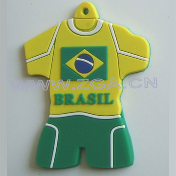 rubber keychain-promotion gift for garment ,shoe factory