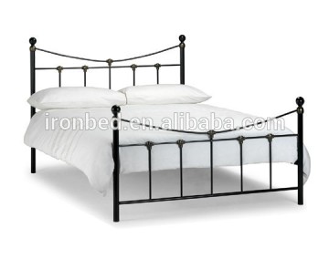 2015 Modern high quality new fashion style bedroom metal bed