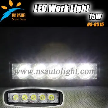 15w LED Work Light ATV 4x4 Jeep Polaris Offroad Tractor Marine Truck