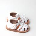 Popular Woven Leather Kid Sandals