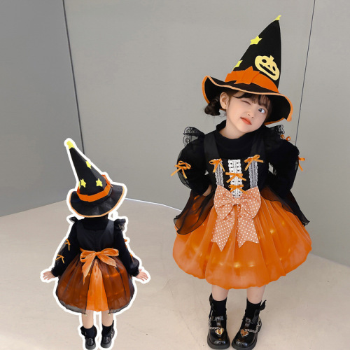 Novo vestido de Halloween para meninas