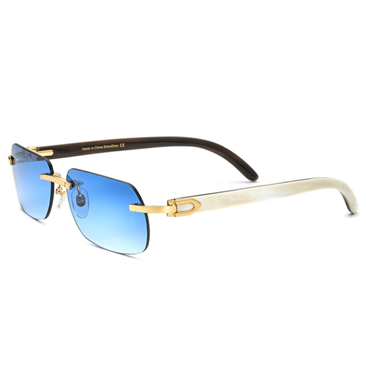 Designer Buffalo Horn Sunglasses