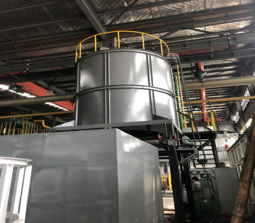 Rapid vertical quenching furnace