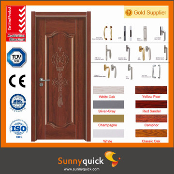 MDF Door Material and Finished Surface Finishing simple wood door
