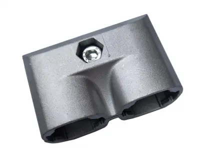 Factory Direct Selling Square Aluminum Joint Pipe Connector For Aluminum Lean Pipe System