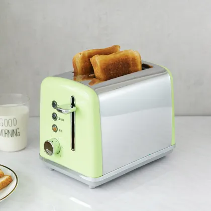 High-Quality Low-Price Black 2-Slice Toaster Oven - Electric Coffee Toaster Kitchen Appliances