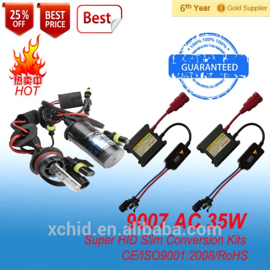 35W/AC/12V HID xenon kit, hid car headlight 9004 9007