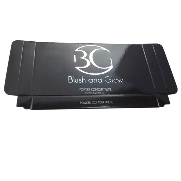 Black Display Cosmetic Eyeshadow Packaging Box