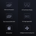 Intel Core Dual LAN Dual DDR4 Mini PC