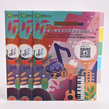 High Quality A4 A5 L-Shape PP Plastic File Folders for School and Office