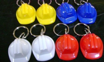 Miners cap key chain