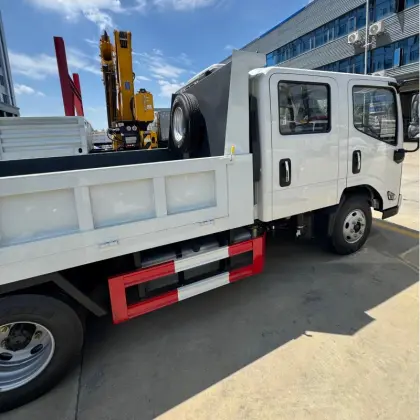 Advanced Double-Cab Dump Truck for Commercial Use