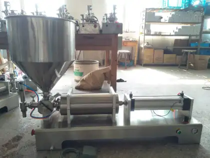 Pneumatic Paste jam cream bottle Filling Machine