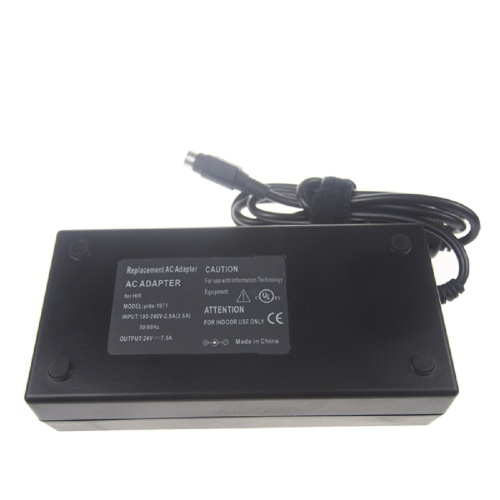 Carregador de energia de 24V 7.5A 4pin para LED LCD