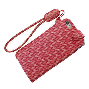 Custom cases for iPhone 5/5S, card pocket, smart view window