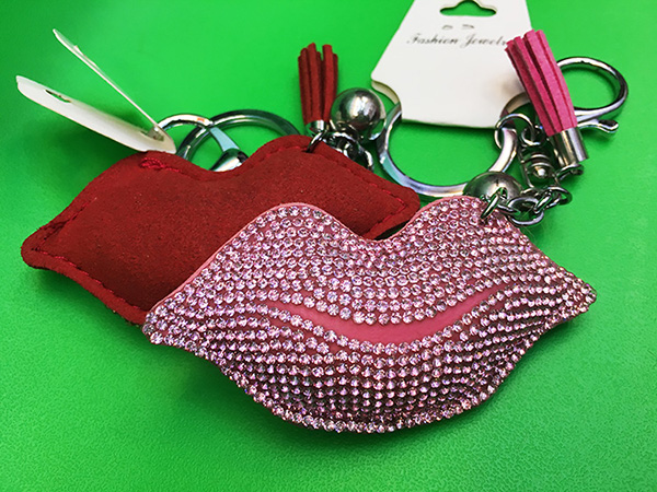 Leather Fringed Keychain