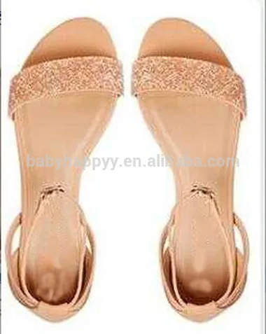 Knee high flat girls shoes funny sandals shoes kids