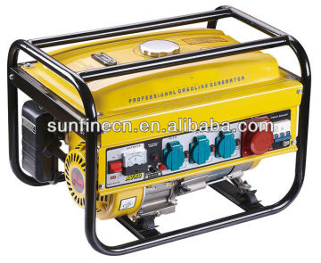 Hot Sale Continuous operating portable Single/three phase Gasoline Generator