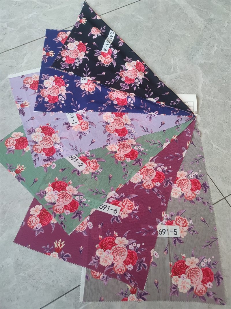 Wiskozowe tkaniny naleśników Viscose Crepe Fabrics