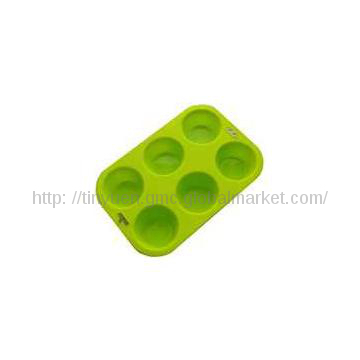 2014 NEW DESIGHS 6 cup Muffin pan w hole / CAKE TOOLS