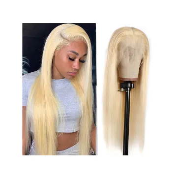 Raw Brazilian Virgin Cheap 613 Honey Blonde Human Hair Wigs Hd Full Lace Front Wig For Black Women Lace Frontal Human Hair Wig