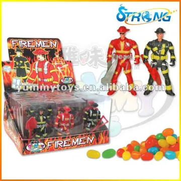 Firemen Truckman Character Candy Toy