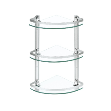 Glass Corner Shelf for Bathroom Shower Storage