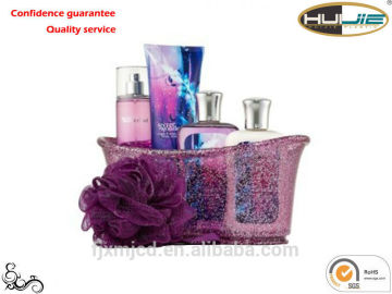 Plastic mini bathtub as gift - BC-0004(Purple Storage Box For Bath Products)