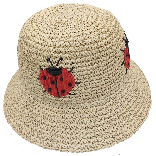 Sombrero de cuenca de sombrero tejido a mano para niños