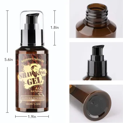 Custom Vegan Beard Shaving Foam with Logo