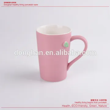 Office favorite Stoneware pink coffee mug