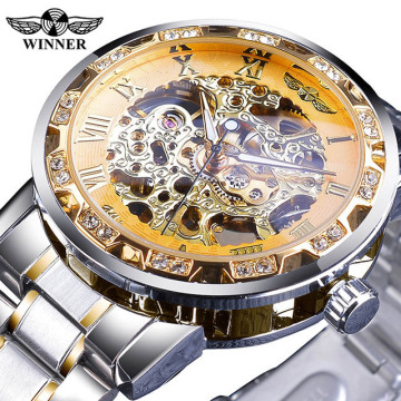 Men's Royal Design Mechanical Waterproof Watch with Luminous Display