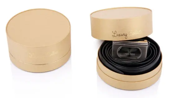 Ideal Custom Made Cylinder for Leather Belt Packaging