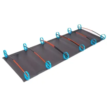 Ultralight Compact Aluminum Adjustable Height Folding Camping Cot Bed