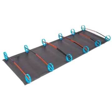 Ultralight Compact Aluminum Adjustable Height Folding Camping Cot Bed